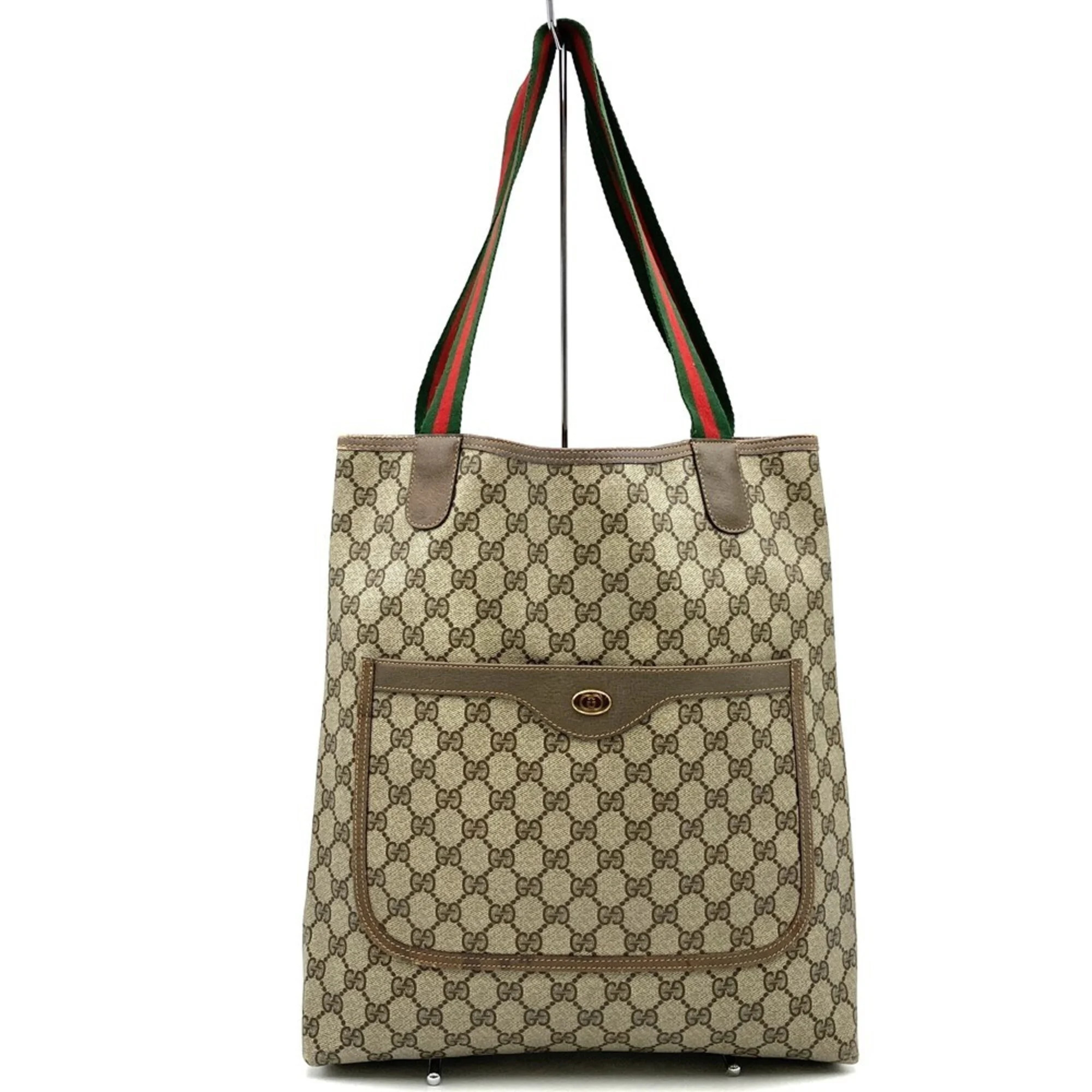 Gucci Gucci Tote Bag Gg Supreme Sherry Old Women's
